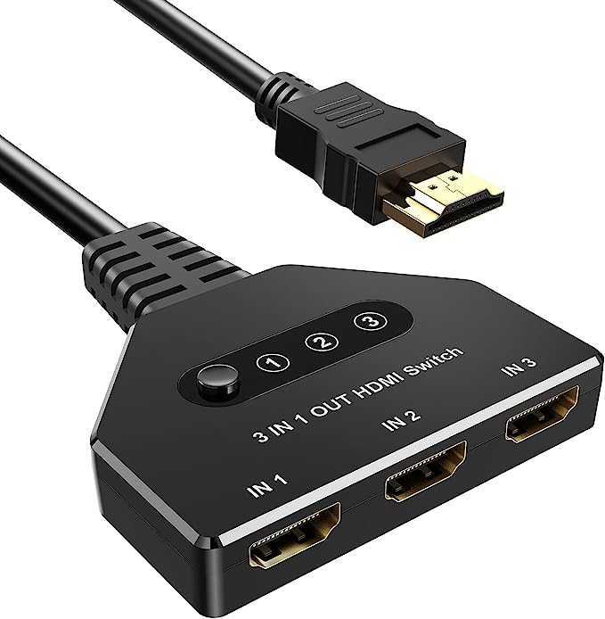 Techole Conmutador HDMI 3en1 