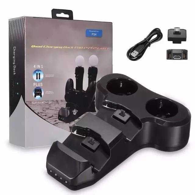 Base de carga para controladores PS4